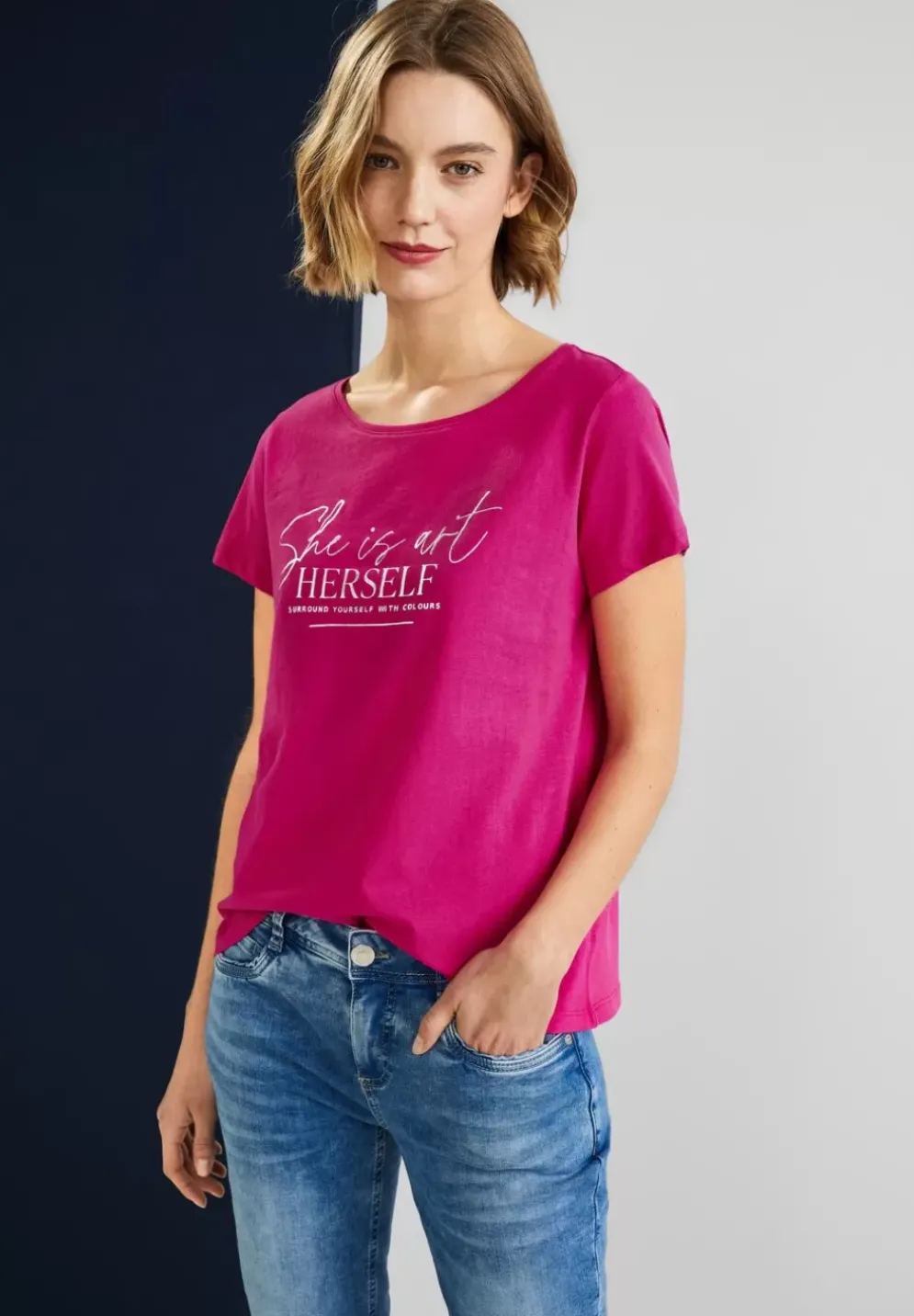 T-Shirt Mit Partprint