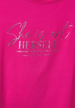 T-Shirt Mit Partprint