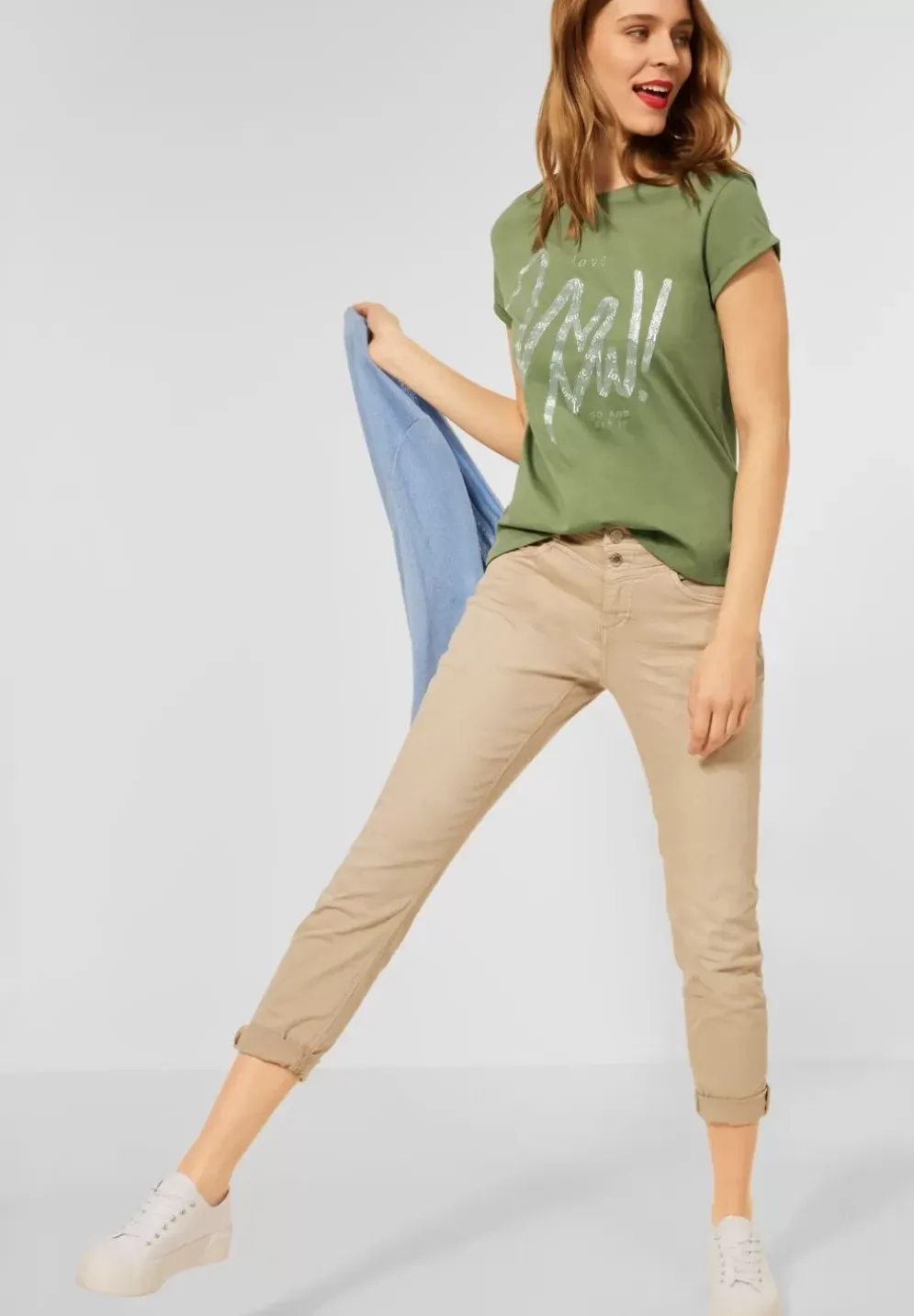 T-Shirt Mit Partprint