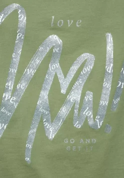 T-Shirt Mit Partprint