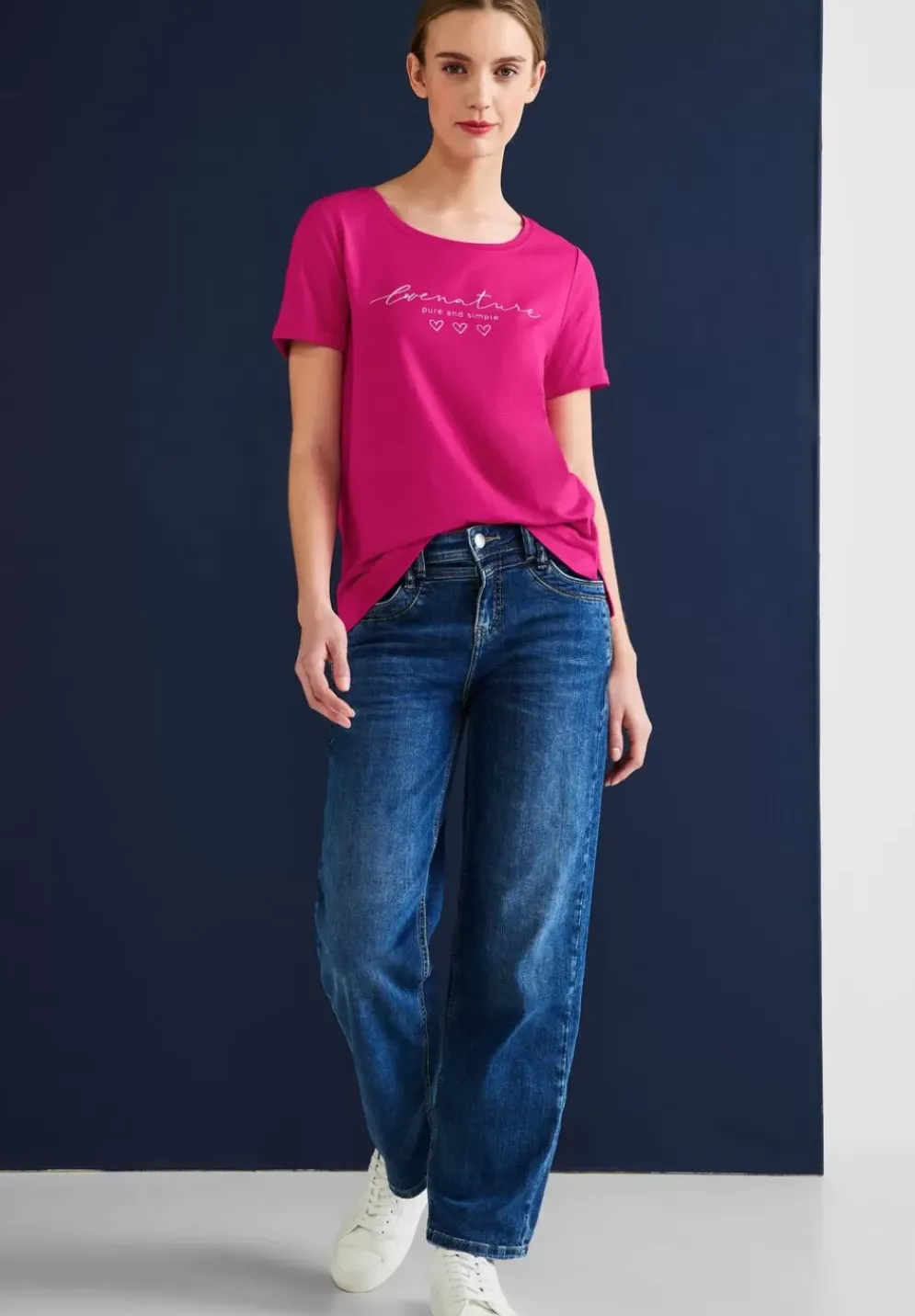 T-Shirt Mit Partprint