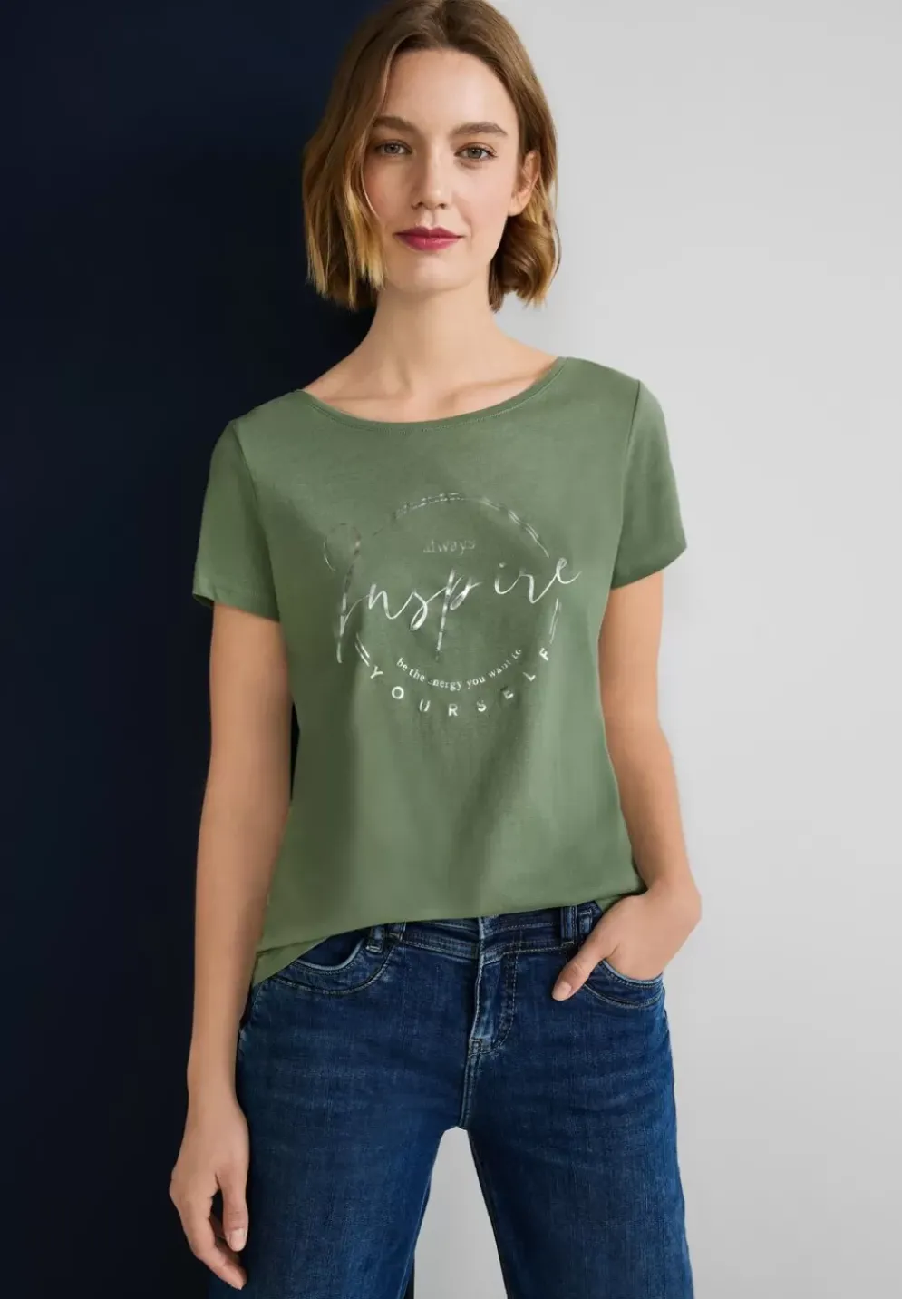T-Shirt Mit Partprint