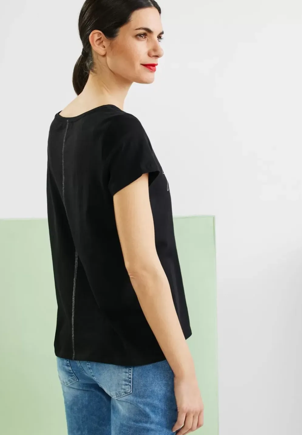 T-Shirt Mit Partprint