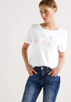 T-Shirt Mit Partprint