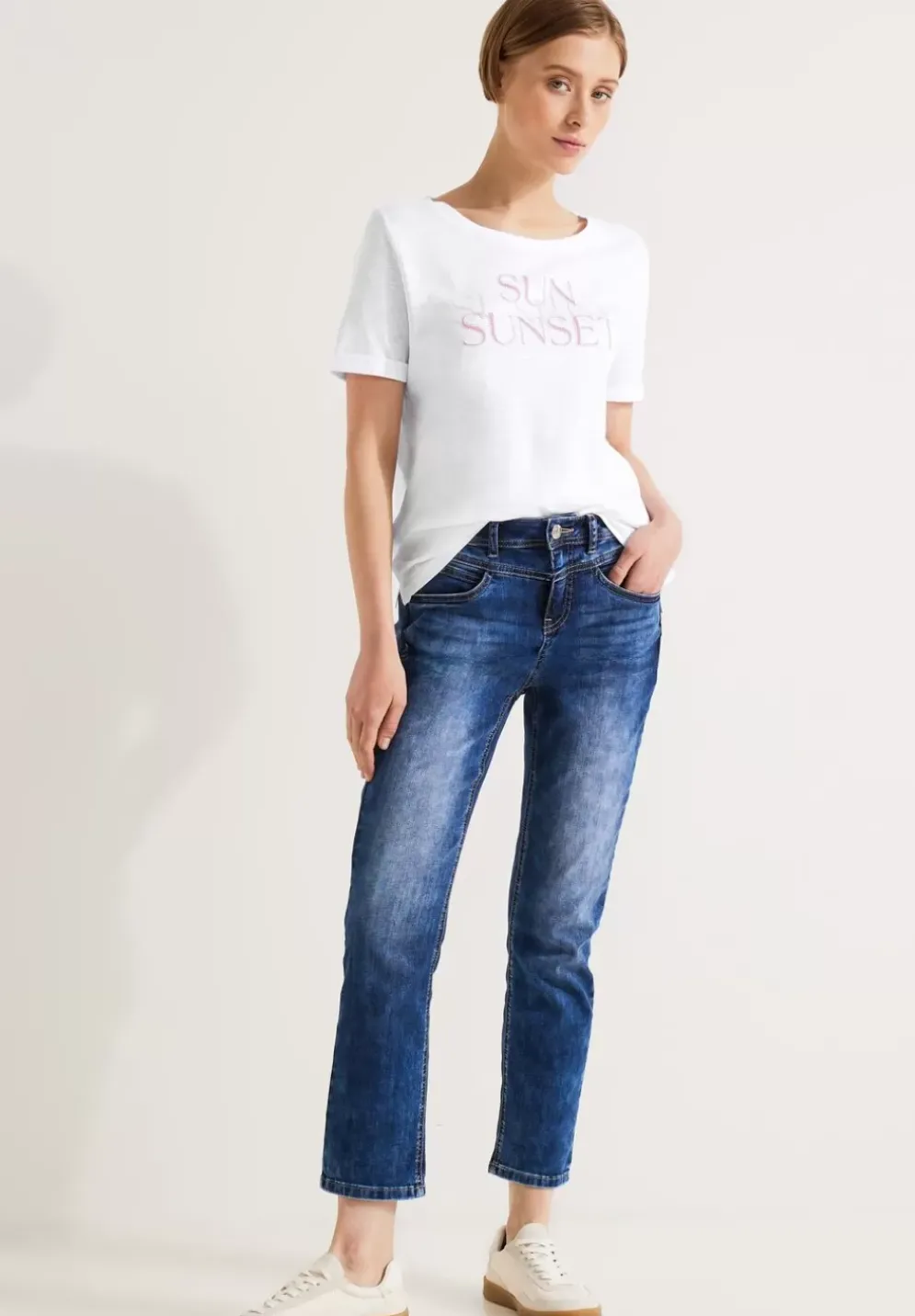T-Shirt Mit Partprint