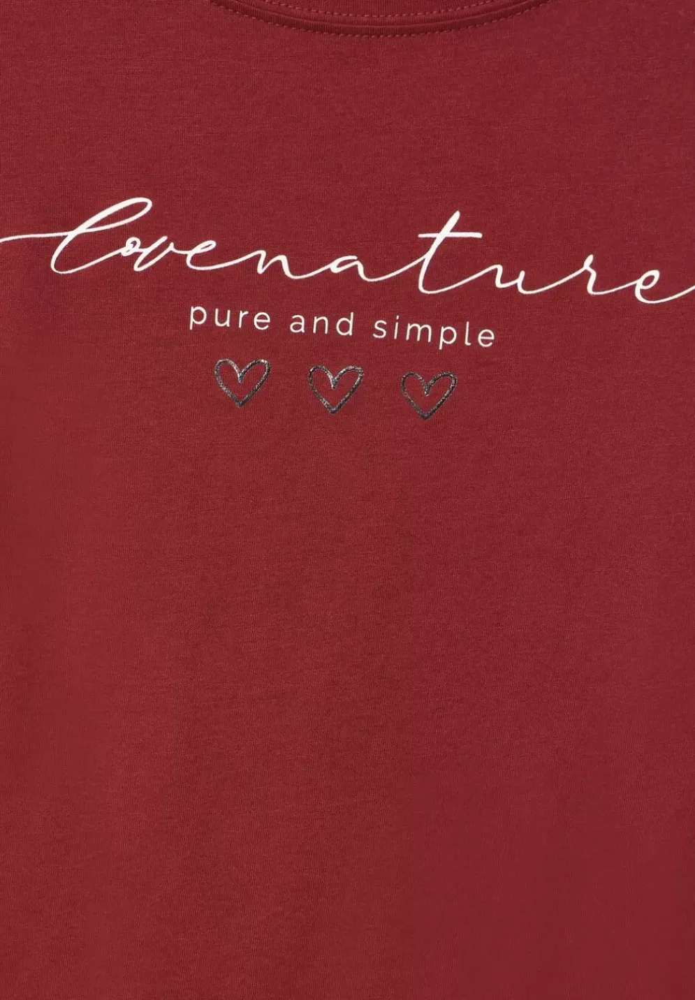 T-Shirt Mit Partprint