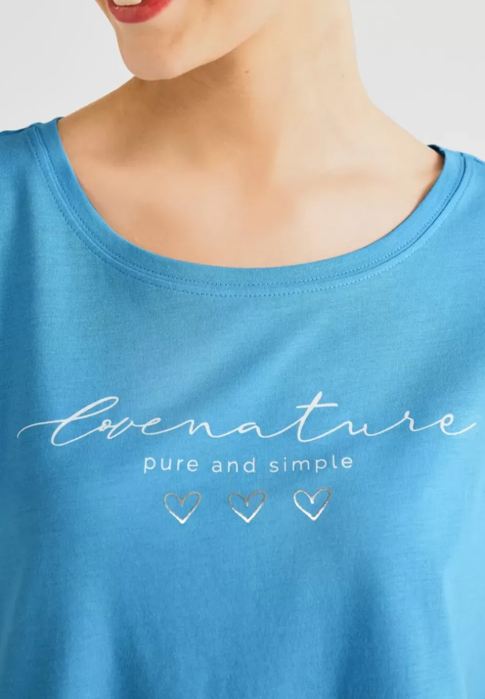 T-Shirt Mit Partprint