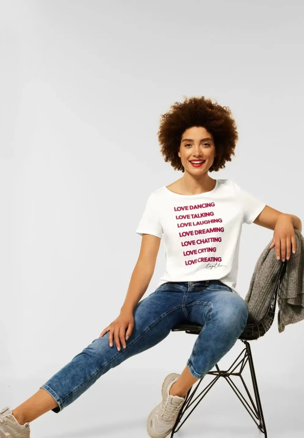 T-Shirt Mit Partprint