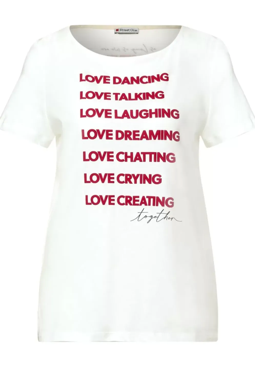 T-Shirt Mit Partprint