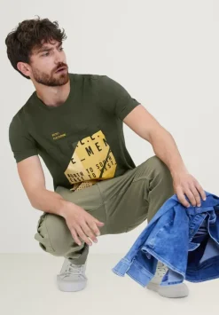 T-Shirt Mit Partprint