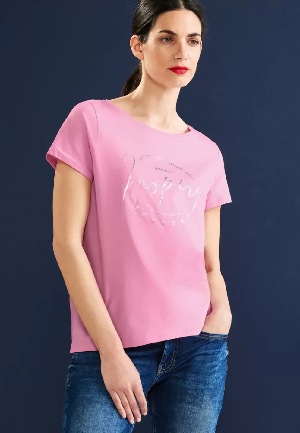 T-Shirt Mit Partprint