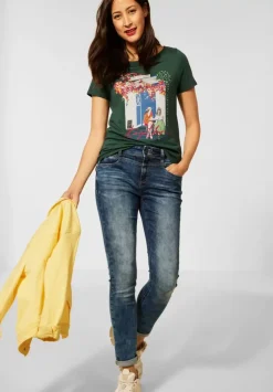 T-Shirt Mit Partprint