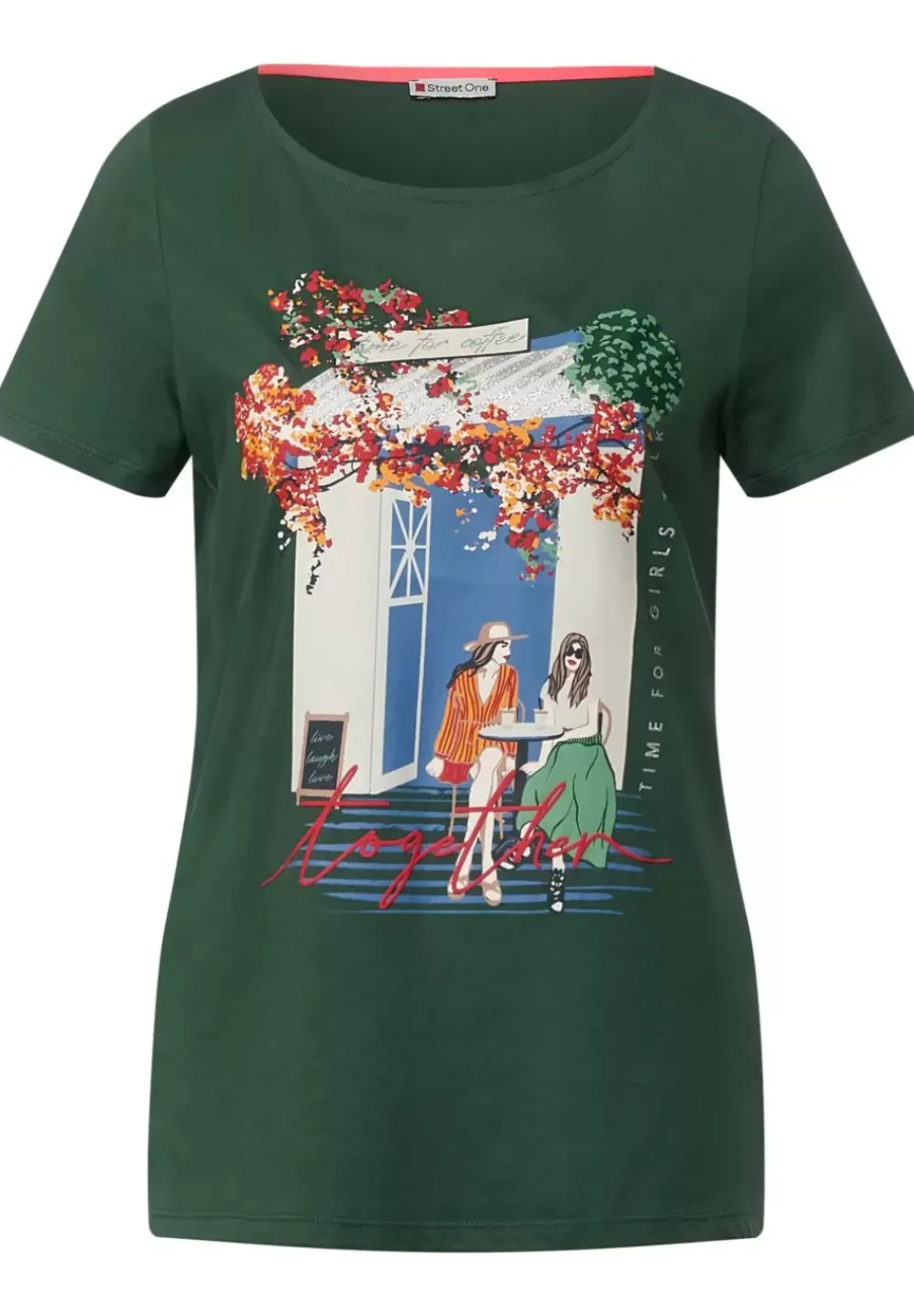 T-Shirt Mit Partprint