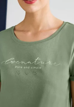 T-Shirt Mit Partprint