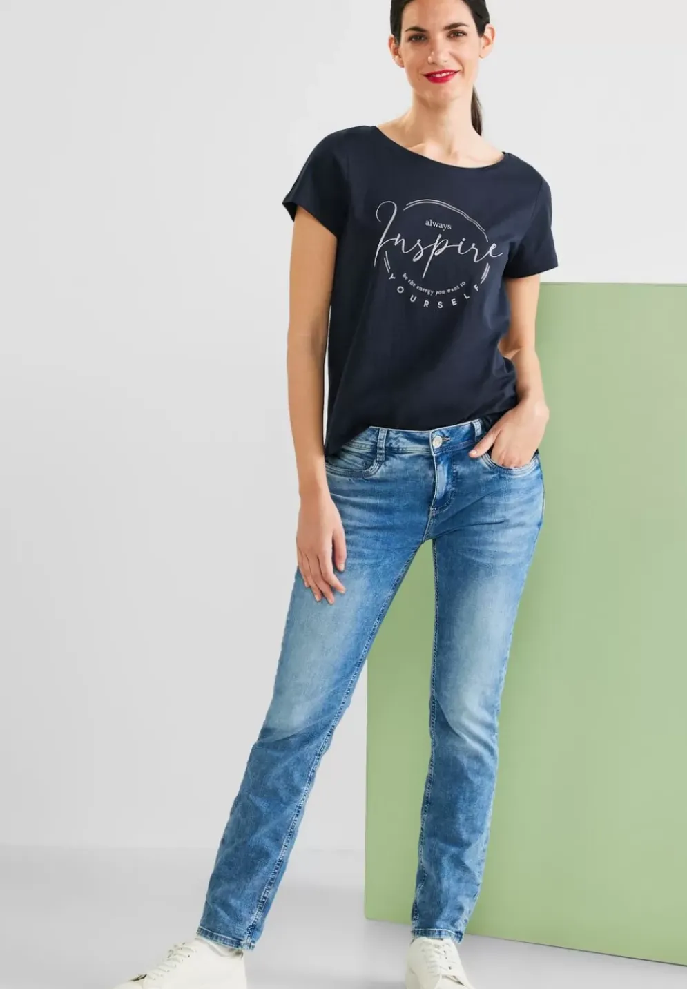 T-Shirt Mit Partprint