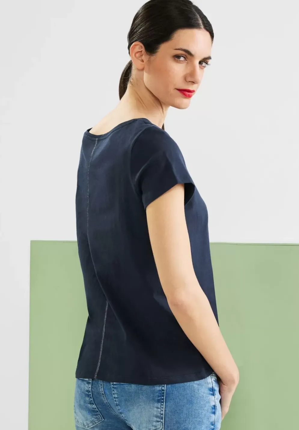 T-Shirt Mit Partprint