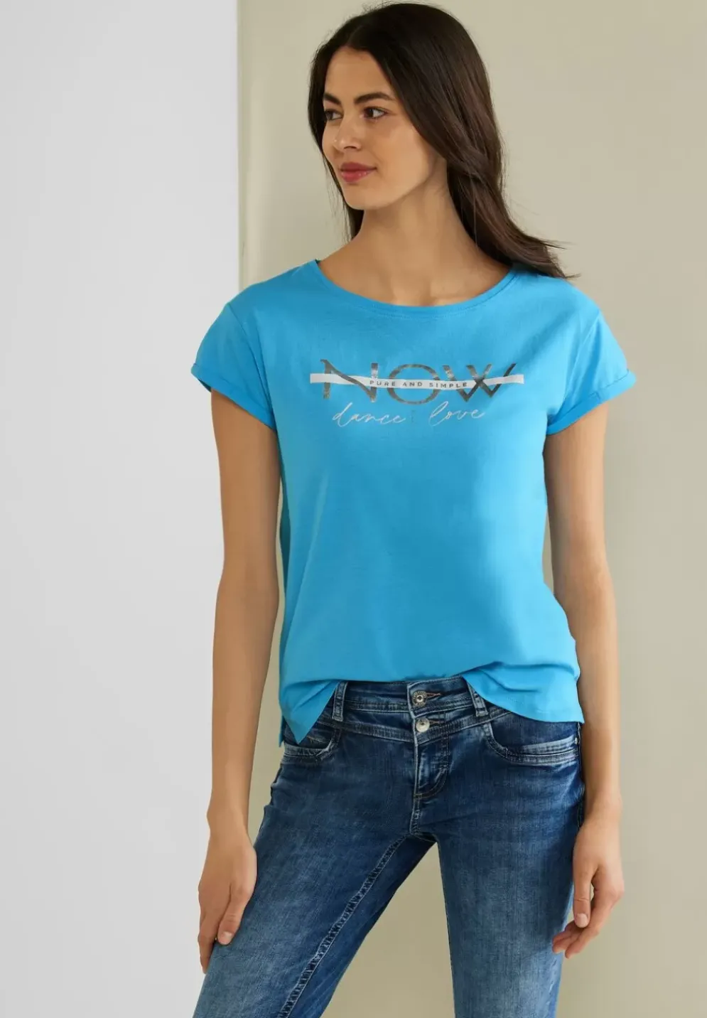 T-Shirt Mit Partprint