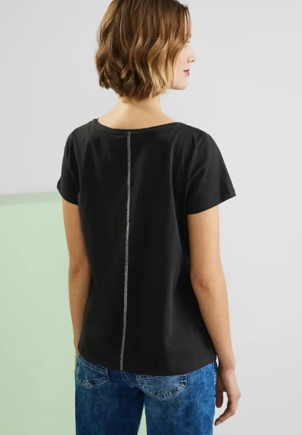 T-Shirt Mit Partprint