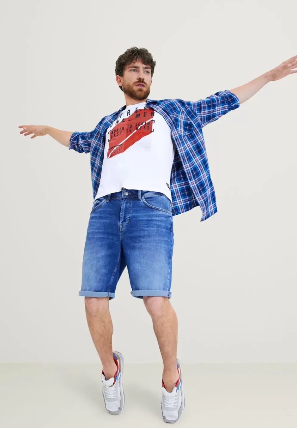 T-Shirt Mit Partprint