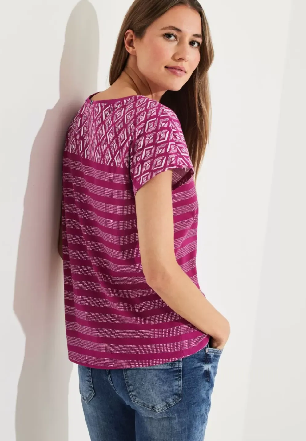 T-Shirt Mit Printmix