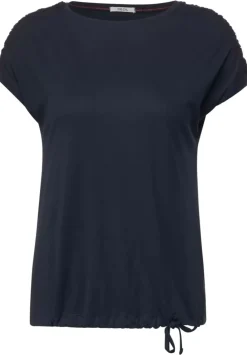 T-Shirt Mit Raffdetails