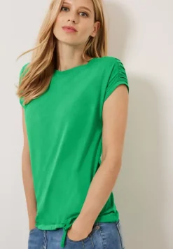T-Shirt Mit Raffdetails