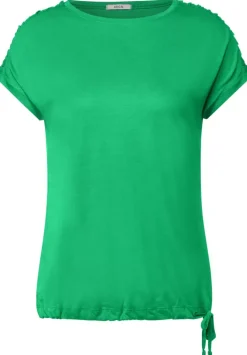 T-Shirt Mit Raffdetails