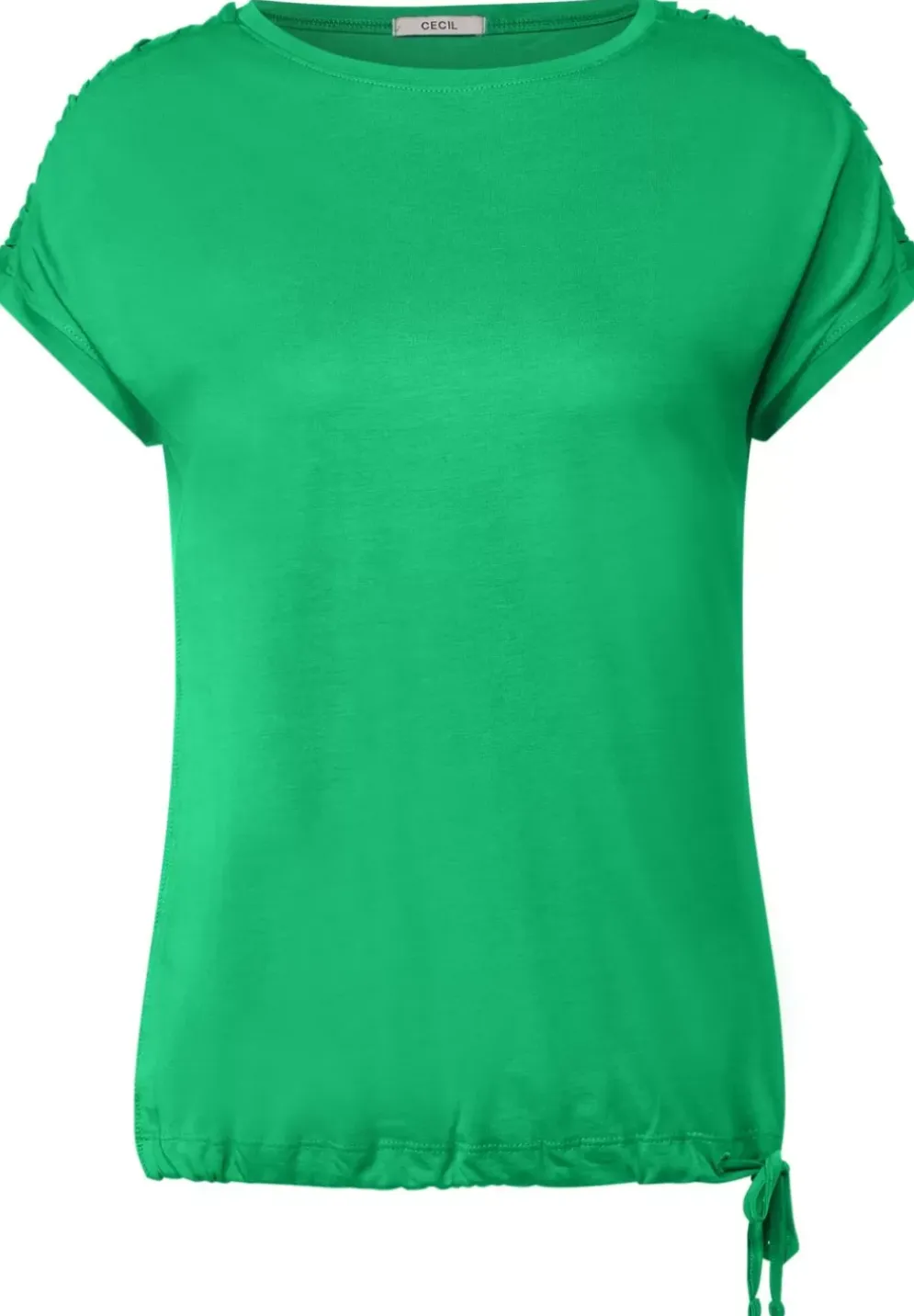 T-Shirt Mit Raffdetails