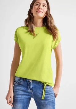 T-Shirt Mit Raffdetails