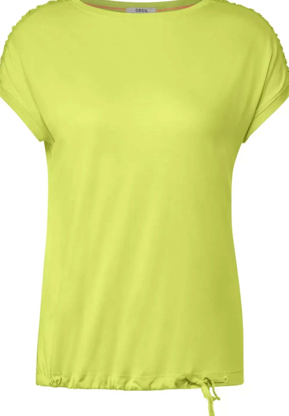 T-Shirt Mit Raffdetails