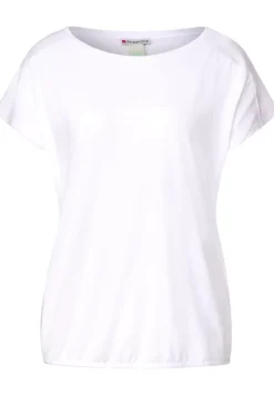 T-Shirt Mit Raffungen