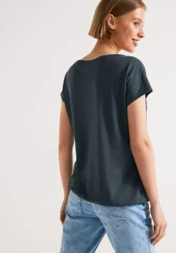 T-Shirt Mit Raffungen