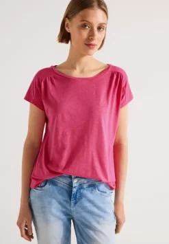 T-Shirt Mit Raffungen