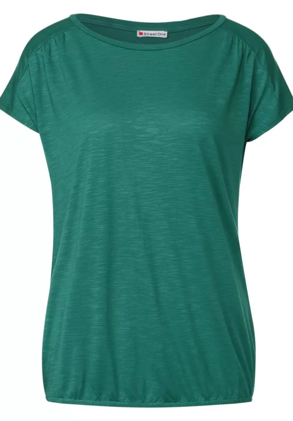 T-Shirt Mit Raffungen