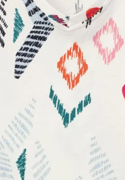 T-Shirt Mit Rhombus Print