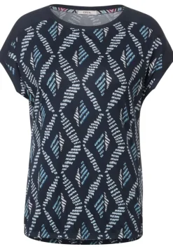 T-Shirt Mit Rhombus Print