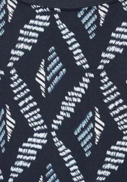 T-Shirt Mit Rhombus Print