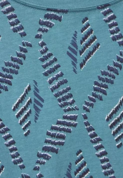 T-Shirt Mit Rhombus Print