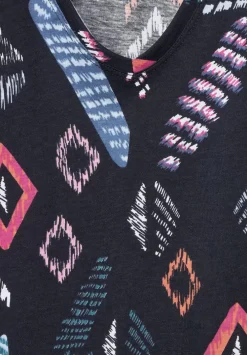 T-Shirt Mit Rhombus Print