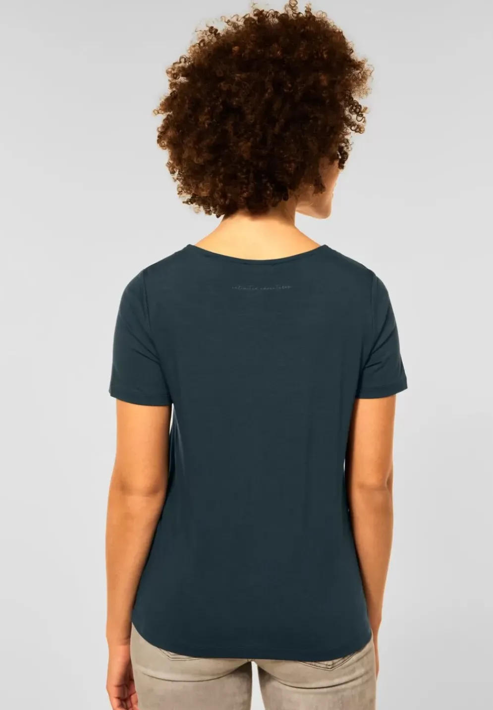 T-Shirt Mit Ripp Detail