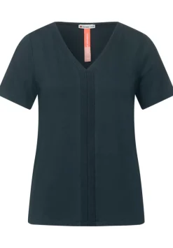 T-Shirt Mit Ripp Detail