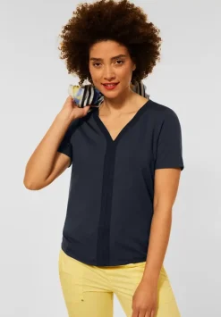 T-Shirt Mit Ripp Detail