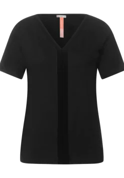 T-Shirt Mit Ripp Detail