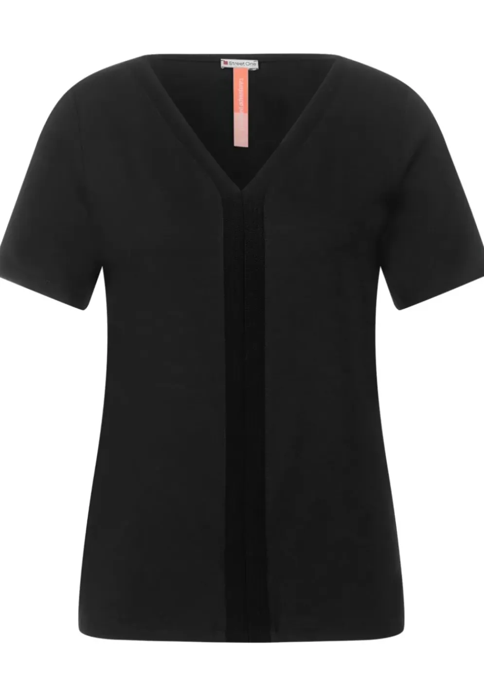 T-Shirt Mit Ripp Detail