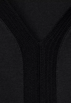 T-Shirt Mit Ripp Detail