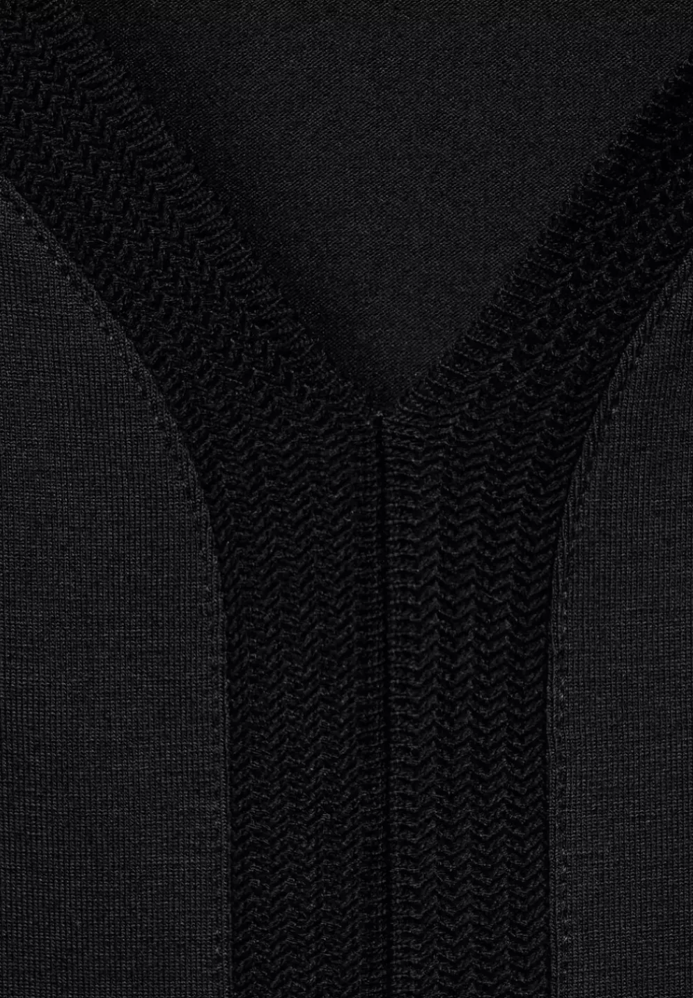 T-Shirt Mit Ripp Detail