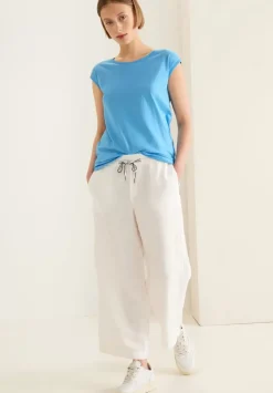 T-Shirt Mit Rippdetail