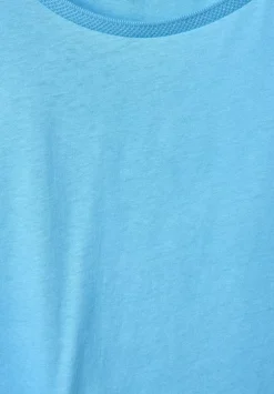 T-Shirt Mit Rippdetail