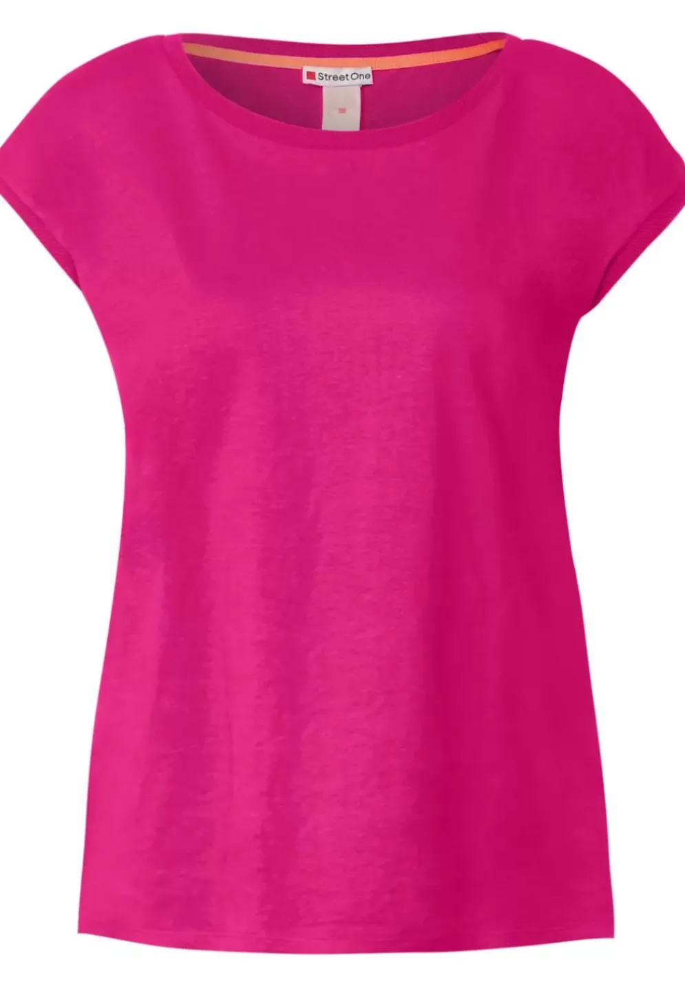 T-Shirt Mit Rippdetail