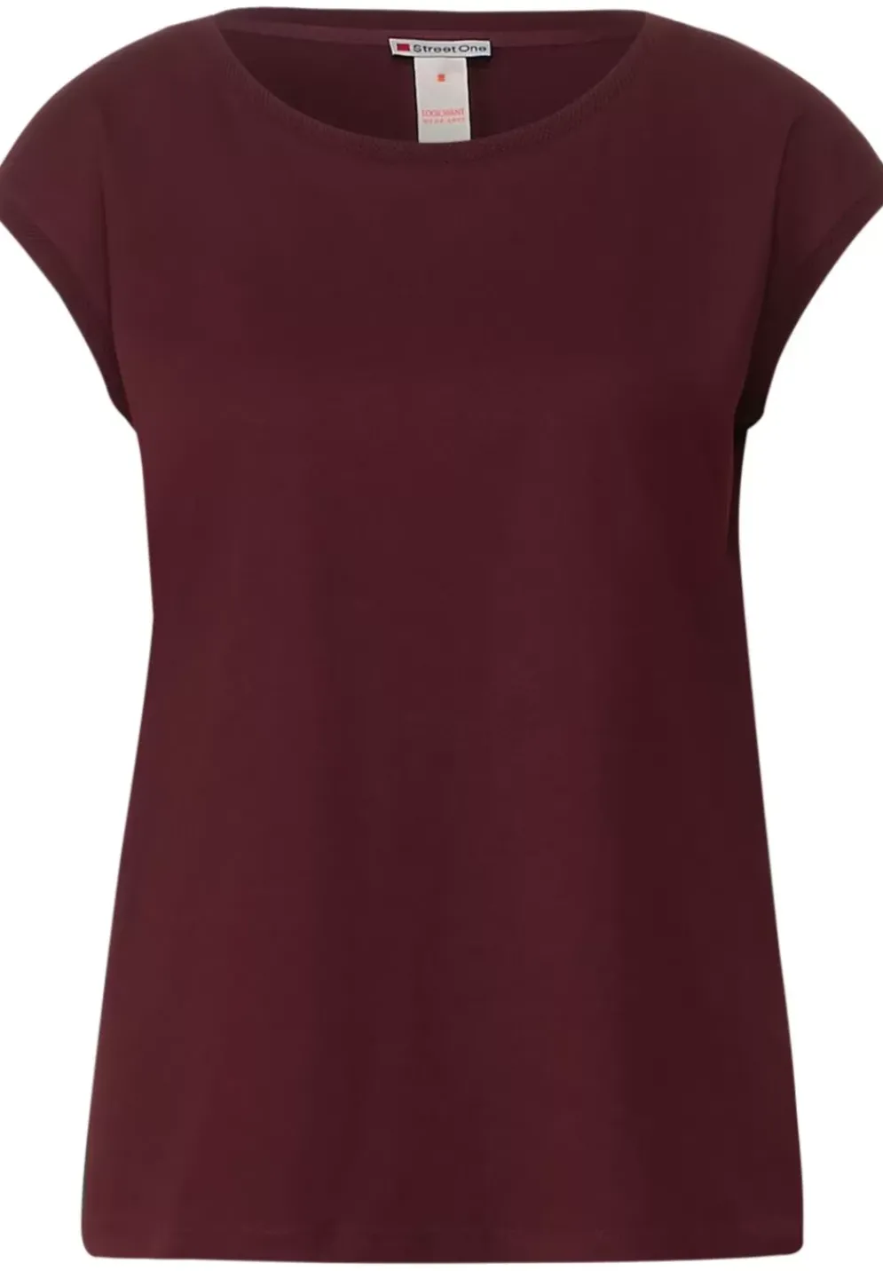 T-Shirt Mit Rippdetail